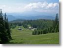 Blick auf Kapelle Maria Einsiedl und Panorama